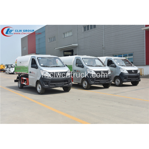 Camion de collecte des déchets usine vente Changan 3cbm